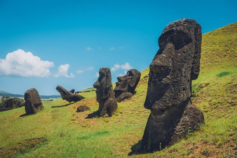 easter island, moai, rapa nui